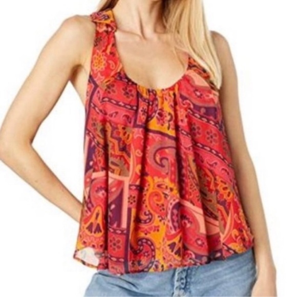 Free People Tops - NWT Free People Strawberry Tank in XS
